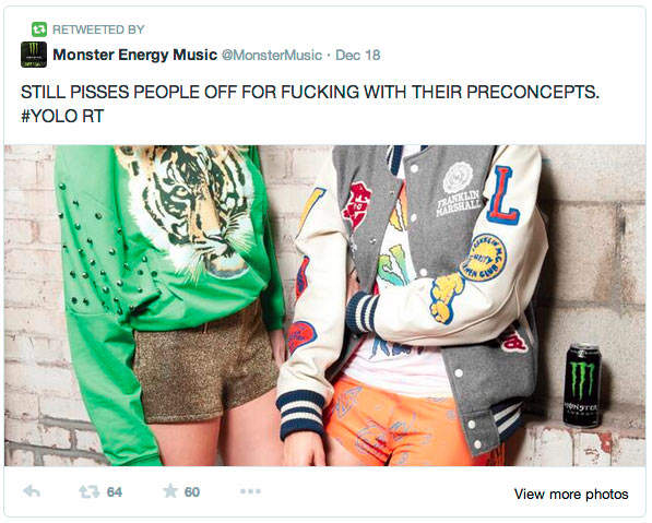 STILL PISSES PEOPLE OFF FOR FUCKING WITH THEIR PRECONCEPTS.