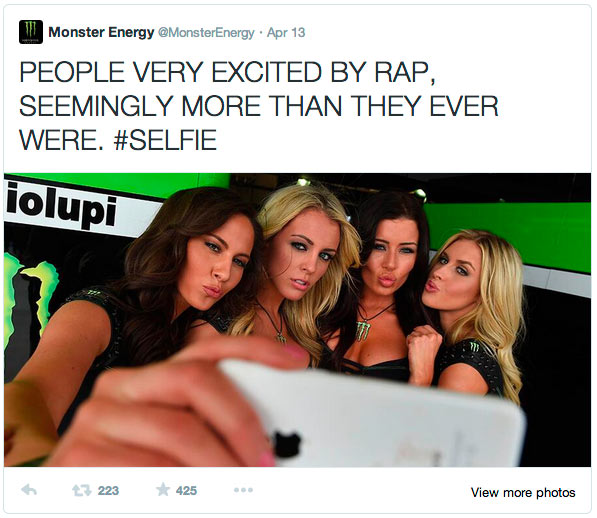 PEOPLE VERY EXCITED BY RAP, SEEMINGLY MORE THAN THEY EVER WERE.